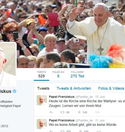 Der Pontifex will den digitalen Teufel austreiben