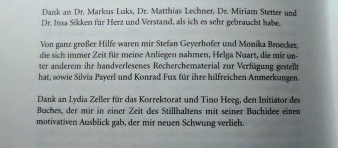 Kommunikation nach Watzlawick - Biografie Danksagungen Konrad Fux