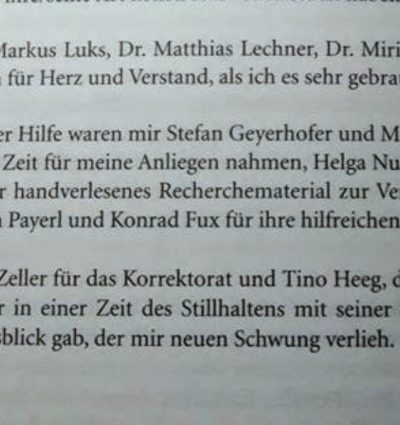 Kommunikation nach Watzlawick - Biografie Danksagungen Konrad Fux